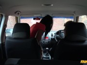 Fake Driving School - British ebony with natural boobs fucks her driving instructor 7/16