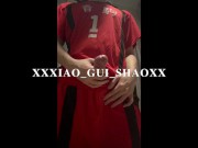 【BIG CUMLOAD + LOUD MOAN】Kuroo Tetsuro Haikyuu Cosplayer Masturbating, Moaning and Cum 9/16