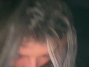 My girlfriend learns to suck my dick 3/16