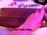 Unboxing Mr. Hankeys HungerFF, Hentai and Davy's Tendrils Dildos 1/16