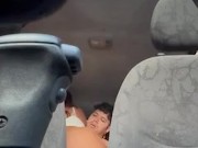 En el carro de mi Marido a plena luz del día y nos descubrieron 13/16