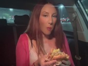 Italian Artemisia Love Eating in the car Full Videos on OF 3/16