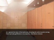 A Promise Best Left Unkept: The Girlfriend Got Caught By Her Boyfriend Sucking Dick In Male Toilet 13/16