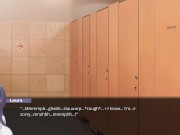 A Promise Best Left Unkept: The Girlfriend Got Caught By Her Boyfriend Sucking Dick In Male Toilet 3/16