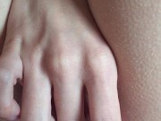 Fingering my pink tight pussy. #virgin 11/16