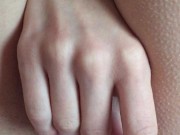 Fingering my pink tight pussy. #virgin 14/16