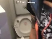 on a train to Rome 10/16