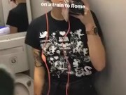 on a train to Rome 7/16