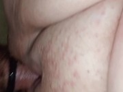 Missionary Aussie bbw - watch me cum on daddy's cock!! 15/16