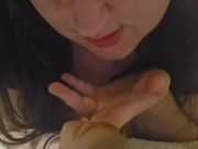 Brunette BBW Girlfriend Eats You Out POV Roleplay 5/16