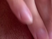 Virgin girl fingering her tight and pink pussy 10/16