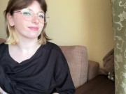 Attractive brunette in a t-shirt shows off her lush tits 16/16