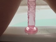 Dildo Bath Time Fun 11/16