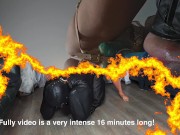 Training Zero Femdom Anal Pegging in Bitchsuit Bondage! Strapon BDSM Real Homemade Domination Milf 5/16