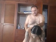 I fuck my neighbor's pussy on all fours at her husband's house 13/16