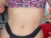 changing bikinis and showing my hot body 6/16