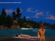 Naughty girl is getting her pussy stretch by her ex in the woods - The sims 4 4/16