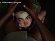 Naughty girl is getting her pussy stretch by her ex in the woods - The sims 4 9/16