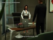 A horny cheating wife who finds a new toy to play with her pussy - The sims 4 14/16