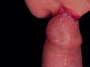 CLOSE UP: BEST Sloppy MOUTH made You CUM TWICE! Sensual FORESKIN Blowjob! Sucking UNCUT Cock! ASMR 9/16