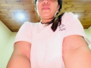 POV my roommate comes to fuck and rides like a cowgirl. latin vanessa 11/16