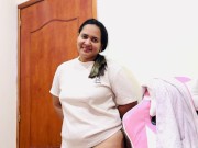 POV my roommate comes to fuck and rides like a cowgirl. latin vanessa 3/16