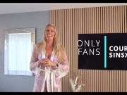 Milf shows pussy in see thru lingerie - Courtney Sins 1/16