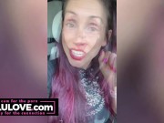 Big boobs babe getting outfit & makeup/hair done for Universal Halloween Horror Nights DAY time tour vlog - Lelu Love 7/16