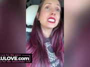 Big boobs babe getting outfit & makeup/hair done for Universal Halloween Horror Nights DAY time tour vlog - Lelu Love 8/16