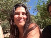Friendly neighbor milf gets her throat pregnant.