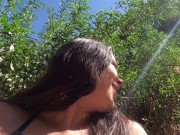 Friendly neighbor milf gets her throat pregnant. 7/16