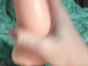 18 Virgin with fake pussy toy! 3/16