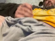 Jerking off on the couch