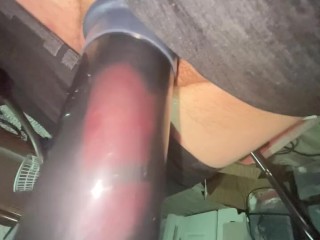 Penis pumped cock hard and size penis increases 6 inches to 8 inches. sex toy cum. 4 cock rings