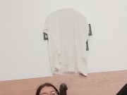 You're my little slut and bbc cuckold for my strap-on 14/16