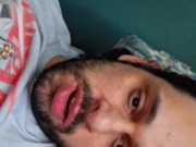 I am jerking off my hard dick 12/16