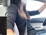 Un abonné contrôle mon lush pendant que je conduis. Je suis obligée de m'arrêter pour jouir! 7/16