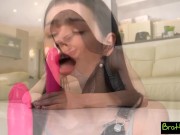 Bratty Stepsis Matty Gets Big Dick Deep Throating Blowjob Practice from Stepbro - S32:E12 2/16