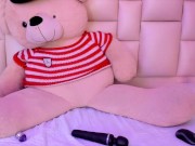 Sexy college girl with hairy pussy shows her naked body while watching her fans masturbate on discor - Screenshot 16 of 16 - HD