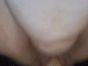 BBW rides huge 12 inch dildo