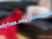 sweaty feet worship from my footboy 10/16