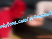 sweaty feet worship from my footboy 6/16