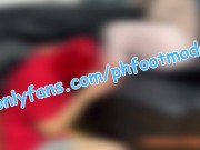 sweaty feet worship from my footboy 8/16