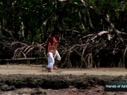 Wonderful fuck on the beach where a big cock sticks a red-haired girl 1/16