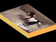 Raunchy redhead Scarlett Foxx is blowing a geek 1/16