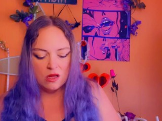 Mama rolling a blunt