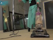 Vacuuming In Hobble Boots