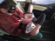 バレーボールの練習前にチンポをしゃぶって中出しされる人妻 5/16