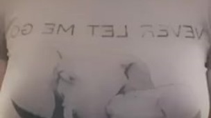 Drop Out of My Shirt, Big Perfect Titties Bouncing with Perfect Nipples