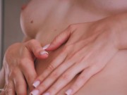 ULTRAFILMS Gorgeous lesbian couple Kinsley White and Sofilie licking each other's pussy 9/16